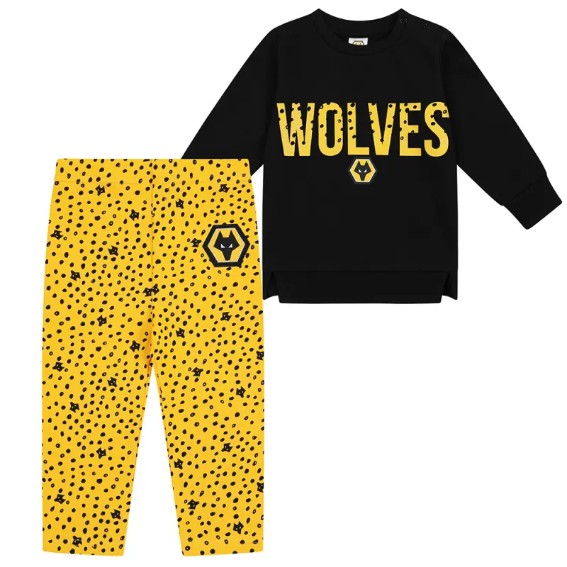 Wolverhampton Wanderers Shirt Store | Sweat & Leggings Set – Baby Collection Wolverhampton Wanderers Official Gear